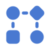 AI routing icon